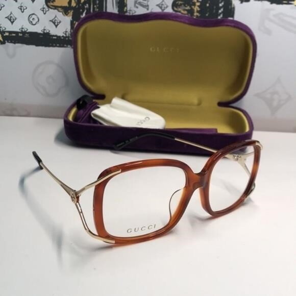 New Authentic Gucci GG0648OA 003 Eyeglasses - Picture 6 of 13